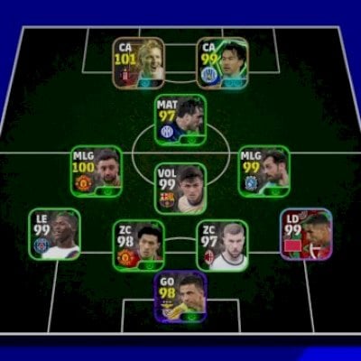 Efootball mobile contas