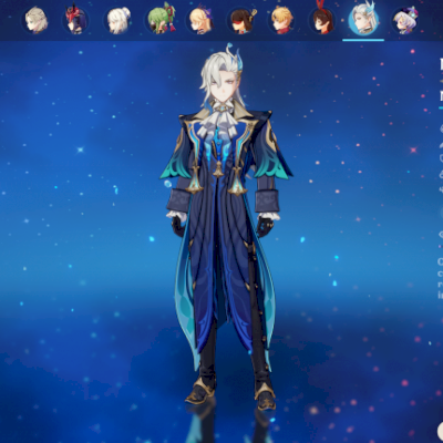 Conta AR56 | Kazuha C1, Raiden, Ganyu, Neuvillette + Homa & Amos