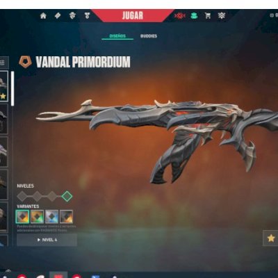 Conta com skins e passe.