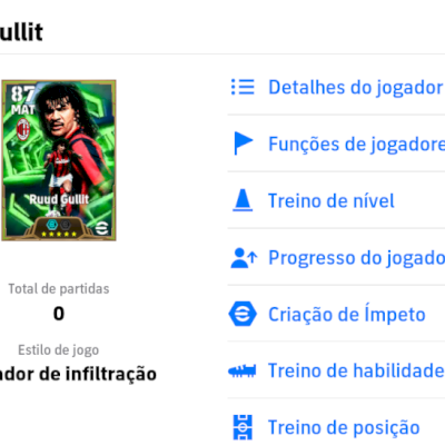 Conta Efootball com Gullit 106