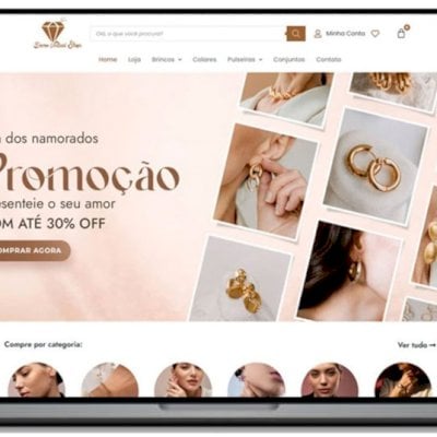 Loja Virtual de Jóias WooCommerce WordPress
