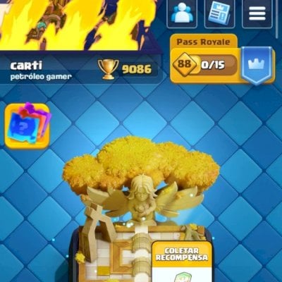 Conta de clash com 9000 troféus