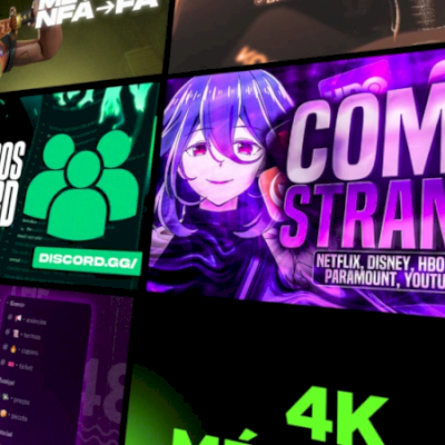 Pack +70 Artes Loja Discord, AD Banners