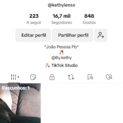Vendo conta do tiktok, 16,7k de seguidores reais.
