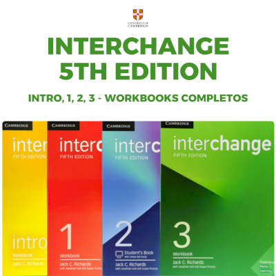 Interchange 5th Edition (Intro, 1, 2, 3) - Workbooks Completos!