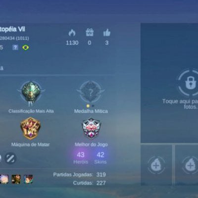 Conta Celestial 5 - 43 Heróis / 42 Skins