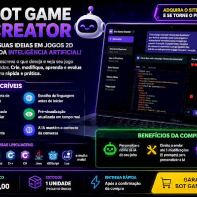 Site Bot Gamer Creator 2D