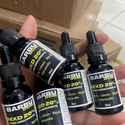 MXD 20?RBU DOM – Crescimento para Barba, Bigode e Calvície (30ml)