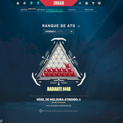 CONTA COM CHAVEIRO RADIANTE EP 2 e 5, SKINS CHAMPIONS 22 E FACA LOCK IN