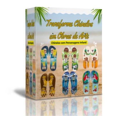 Sublimação para Chinelos com Personagens Infantis 136 Artes+ BLINDE