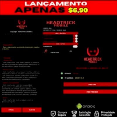 Todos vão tremer❗️🔞🔥 headtrick dear V3 premiun (anti ban e anti Black list)🔥☠