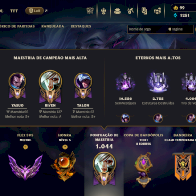 Conta League of Legends (2012) e Valorant (Ambas com muitas skins)