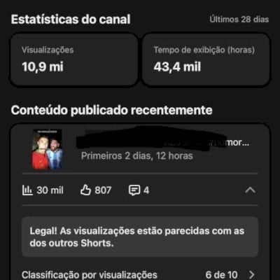 COMBO CANAL DO YOUTUBE + CANAL DO TIKTOK 🔥