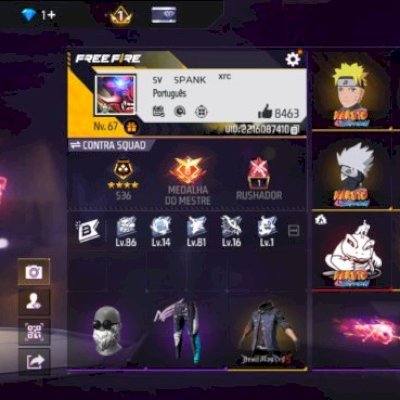 Conta de Free fire