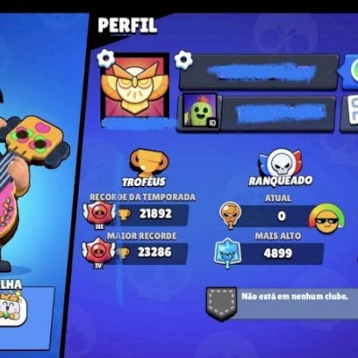 Conta antiga Brawl stars com itens valiosos