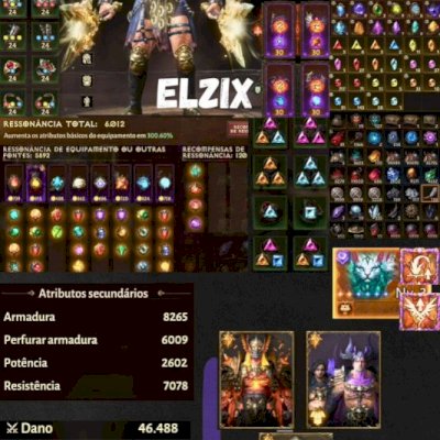 Conta de diablo 6k de Resso alterando email