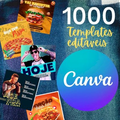 1000 templates criativos