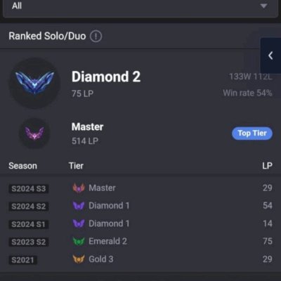 Conta de LOL D2 (Decay mestre 500pdl)