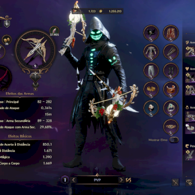 Servidor EA-4132 CP CROSSBOW/DAGGER / BELLANDIR / SET PVE E PVP / MAESTRIA 16/16