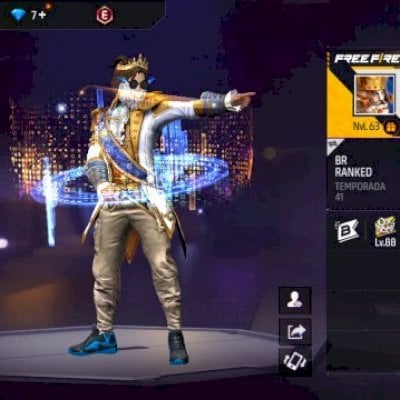 Conta gemada free fire