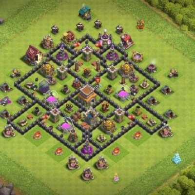 Cv8 + 4 construtores + 300 gemas + nivel 39 + muros full