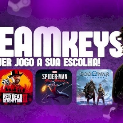 STEAM KEY | QUALQUER JOGO DA STEAM COM 60 POR CENTO DESCONTO