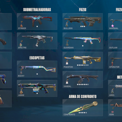 CONTA DE VALORANT MUITO TOP!! VÁRIAS SKINS, AS PREFERIDAS, SHERIF NEO OESTE ETC!