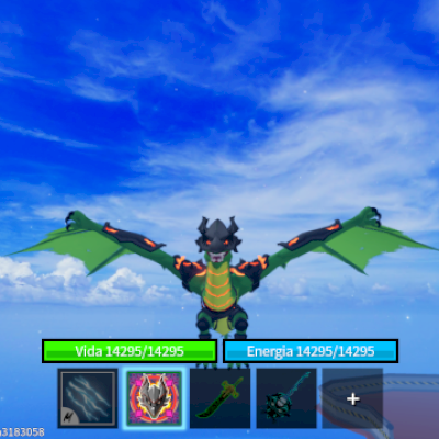 LEVEL MAX 2800] CONTA PREMIUM - PERM DRAGON + T-REX + NOTIFICADOR E DARK Blade!!