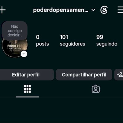 CONTA INSTAGRAM 100 SEGUIDORES PRONTA PARA UM NOVO PROJETO!