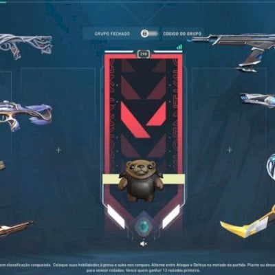 CONTA VALORANT | RANK:OURO | SKINS DE VANDAL/FACA/SHERIFF/PHANTOM | LEVEL 298