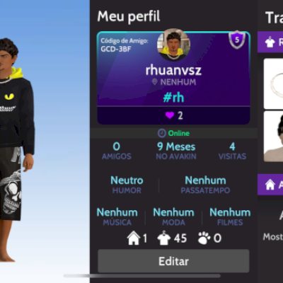 Conta com 9 meses iniciante