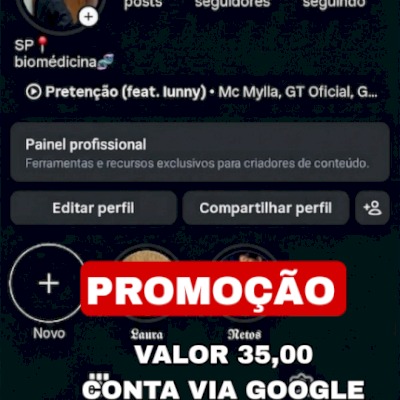 CONTA INSTAGRAM COM FOTOS E VIDEOS PROMOÇÃO