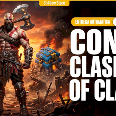 CONTAS CLASH OF CLANS CV13 - Completa e Segura!
