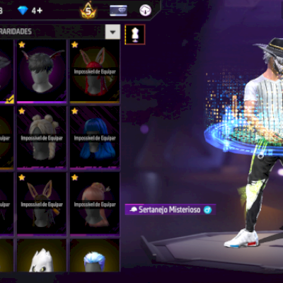 Conta Free Fire nível 70