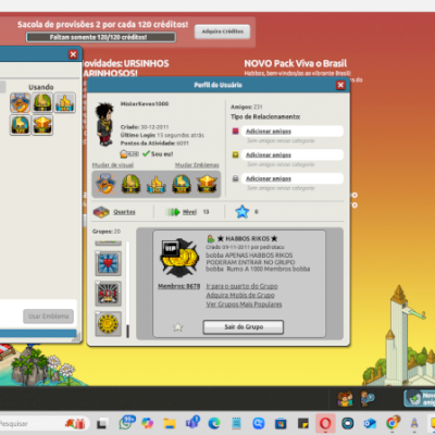 Conta Habbo 2011 (RARISSIMA NUNCA VISTA) - No precinho