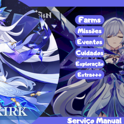 Serviços Genshin - Exploração / Missões / Abismo / Farm / Eventos / Outros