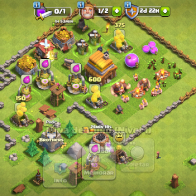 CONTA DE CLASH OF CLANS