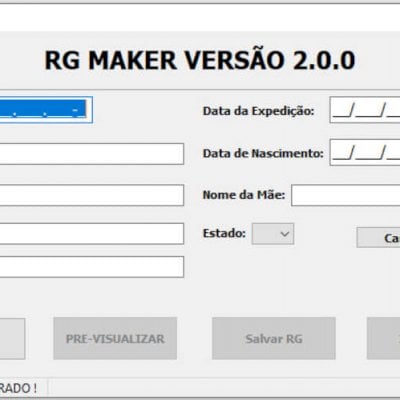APP GERADOR DE RG COM VIDEO EXPLICATIVO + BONÚS ATESTADO EDITAVEL