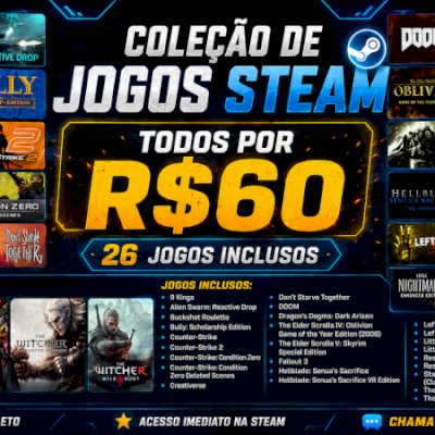 Conta steam com 26 jogos