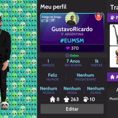 Vendo conta de Avakin life de 7 anos