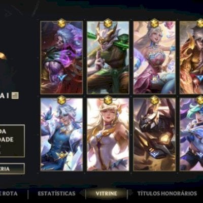 Vendo Conta Wild Rift, focada em ADC porém MID e JG tbm