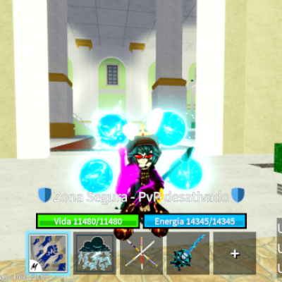 Conta de blox fruits muito upada