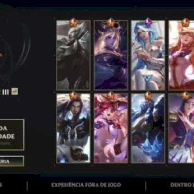 Wild rift com LOl PC também, 83 skins e todos os personagens do game!!