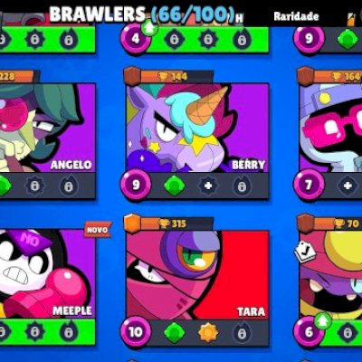 CONTA BRAWL STARS COM DOIS PASSES