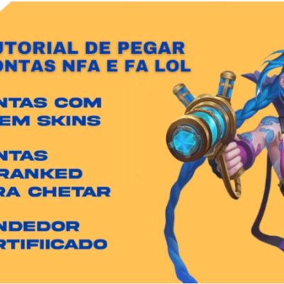 VIP Como Capturar Conta NFA LOL - Revenda e Uso pessoal