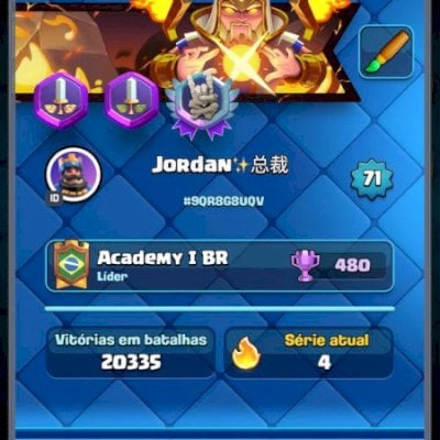 CONTA CLASH ROYALE NÍVEL 77 | TORRE NÍVEL 16 | 12.5K TROFÉUS | PREMIUM