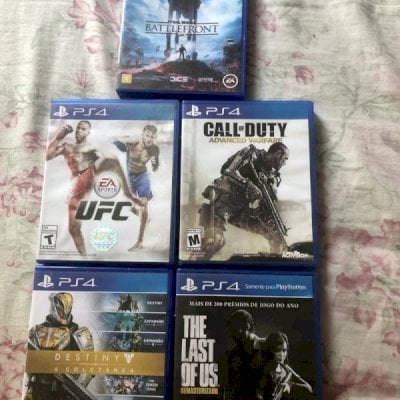 5 JOGOS ORIGINAIS PS4