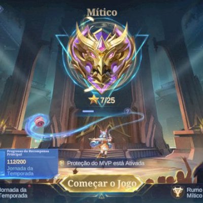 CONTA COM 140 SKINS NO ELO MÍTICO.