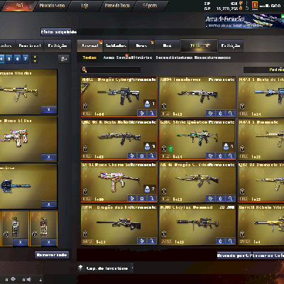 Conta Crossfire AL - MARECHAL RED - 43 VIPs e muitas MNs.