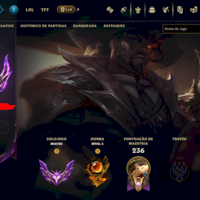 Conta LoL Mestre 30k EA + Skins + 80 champs